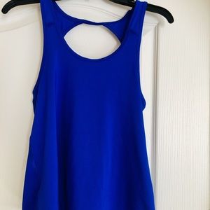 Open Back Ruffle Tank Sz S